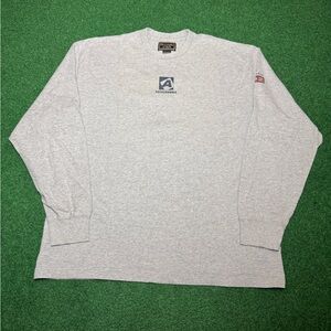 Vintage 90s Abercrombie Long Sleeve T-shirt, Trendy Hypebeast Preppy Skater (XL)